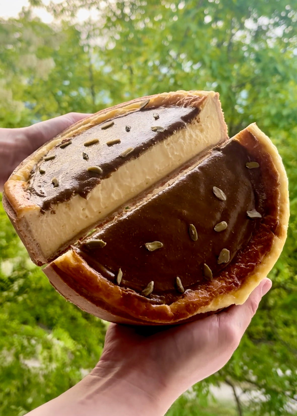 Flan Pistache / fleur d'oranger