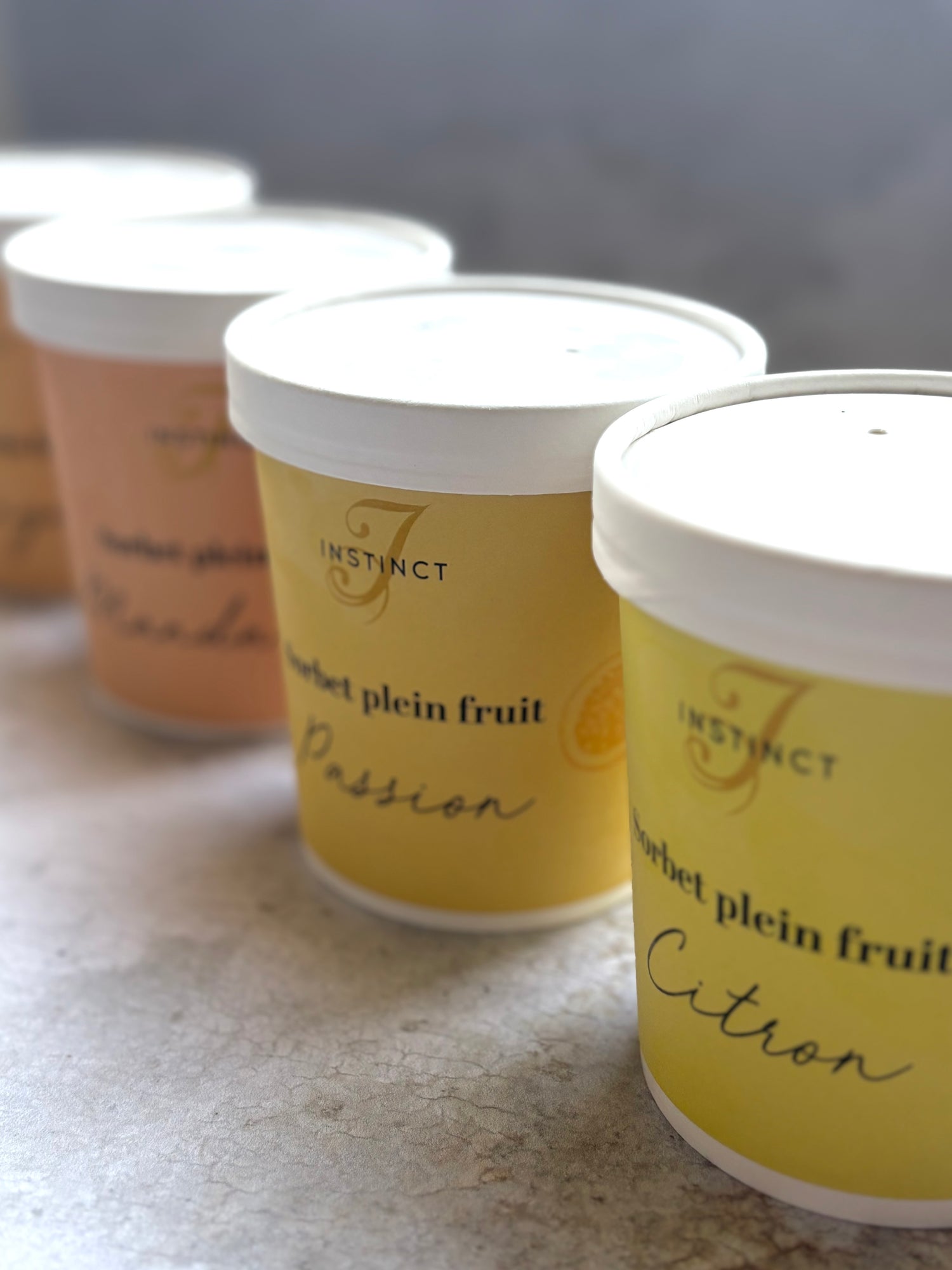 Pots de Sorbet plein fruit (1.5 L)